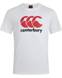 Canterbury - Logo Cotton Blend T-Shirt - Lyst