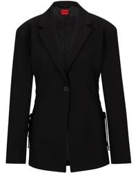 HUGO - Almere Regular Blazer (zwart) - Lyst
