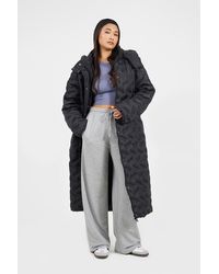 Brave Soul - Heat Seal Quilted Longline Padded Jacket - Lyst
