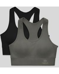 TOMMY LIFE - Fitted Sleeveless Crop Sports Top - Lyst