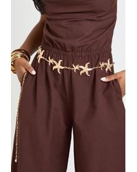 Boohoo - Starfish Detail Chain Belt - Lyst