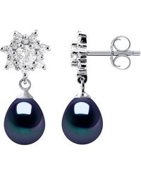 Diadema - Earrings Dangle Freshwater Pearls Jewelry Pears 7-8 Mm 925 - Lyst