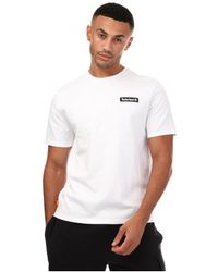 Timberland - Woven Badge T-shirt Voor , Wit - Lyst