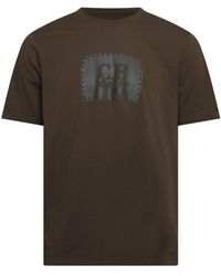C.P. Company - 30/1 Jersey Logo Label T-Shirt - Lyst