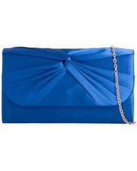 SVNX - Ruched Satin Clutch - Lyst