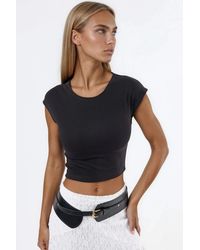 Busem - Cropped Modal Cotton Blend Sleeveless Top - Lyst