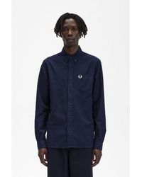 Fred Perry - Long Sleeve Oxford Shirt - Lyst