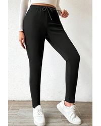 Azura Exchange - Fleecelined Joggers Relaxed Fit - Lyst