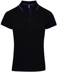 PREMIER - Ladies Coolchecker Contrast Pique Polo Shirt - Lyst