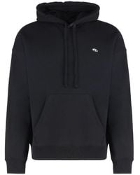 DIESEL - Small Logo Hoodie Cotton - Lyst