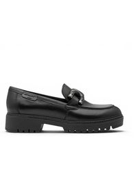 Tamaris - Leather Loafer Comfort Shoes - Lyst