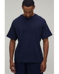 BoohooMAN - Essential Regular Fit Waffle T-Shirt - Lyst