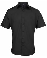 PREMIER - Supreme Poplin Short-Sleeved Shirt - Lyst