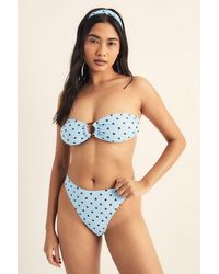 Nasty Gal - Polka Dot Ring 4Pc Bikini Set - Lyst