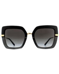 Dolce & Gabbana - Sunglasses Dg4373 32468G Top On Transparent Gradient Metal - Lyst
