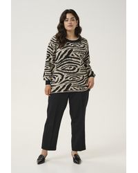 Kaffe - Pullover Regular Fit Animal - Lyst