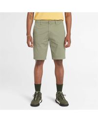 Timberland - Men's Topsfield Twill Chino Shorts In Green - Lyst