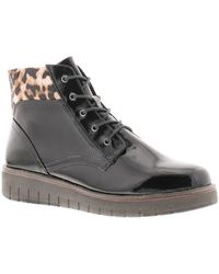 Marco Tozzi - Boots Ankle Mollie Lace Up Patent - Lyst