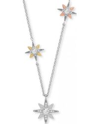 Engelsrufer - Ern-3Newstar-Zi-Tri Ladies New Star Necklace Sterling - Lyst