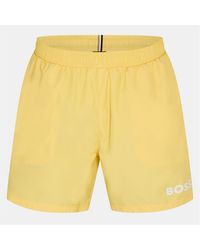 BOSS - Dolphin Elasticated Waistband Swim Short - Lyst