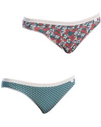 Janira - Pack Of 2 Mini Coquettes Cotton Panties 1032362 For - Lyst