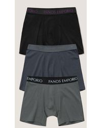 Panos Emporio - 3Pk Base Bamboo Boxer - Lyst
