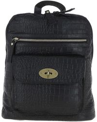 Ashwood Leather - 'Bonfanti' Croc Print Real Mini Backpack - Lyst