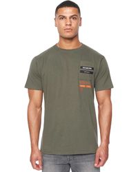 Duck and Cover - Heningys T-shirt (donkere Olijf) - Lyst