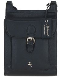 Ashwood Leather - 'Eclisse Cuoio' Real Crossbody Bag - Lyst
