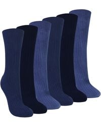 Sock Snob - Ladies 6 Pack 100% Cotton Breathable Soft Socks - Lyst