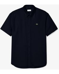 Lacoste - Regular Fit Oxford Shirt - Lyst