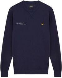 Lyle & Scott - Co-Ordinate Print Logo Sweatshirt - Lyst