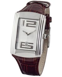 Chronotech - Brown Leather Watch - Lyst