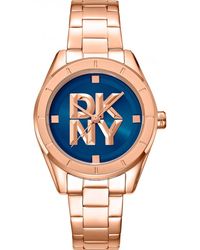 DKNY - Dk1L016M0075 Ladies Chambers Watch - Lyst