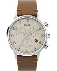 Timex - Classic Chrono Watch Tw2W50900 Leather (Archived) - Lyst
