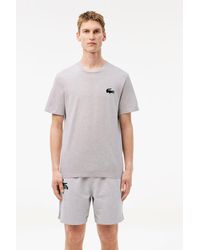 Lacoste - Croc Logo Short Sleeve T-Shirt Cotton - Lyst