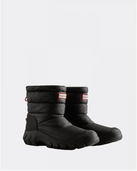 HUNTER - Intrepid Short Snow Boots - Lyst