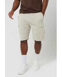 Brave Soul - Light Textured Cargo Shorts - Lyst