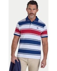 Raging Bull - Wide Stripe Jersey Polo - Lyst