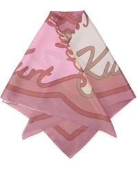 Kurt Geiger - Lg Square Scarf - Lyst