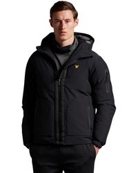 Lyle & Scott - Lyle &Amp; Scott Zwarte Gewatteerde Jas - Lyst