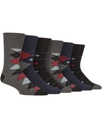 Gentle Grip - 6 Pairs Cotton Socks - Lyst
