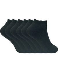 Sock Snob - 6 Pairs Ladies Cushioned Thermal Trainer Socks - Lyst