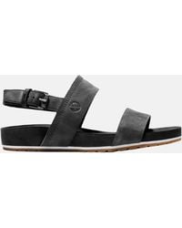 Timberland - Malibu Waves 2Band Sandal Ca2At9 Nubuck Nubuck Leather - Lyst