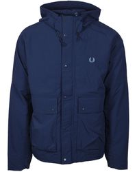 Fred Perry - Cropped Ripstop Parka Tennis Cotton - Lyst