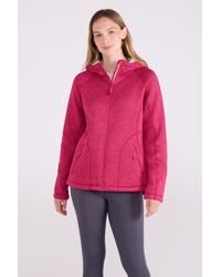 Mountain Warehouse - 'Nevis' Fur Lined Hoodie Full Zip Warm Cosy Jumper Cotton - Lyst