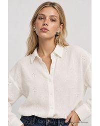Happiness İstanbul - Long Sleeve Button Front Shirt - Lyst