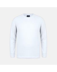Fabric - Waffle Crew Neck Long Sleeve T-Shirt - Lyst