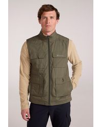 Mountain Warehouse - 'Trek Ii' Gilet Lightweight Quick Dry Casual Full Zip Body Warmer Jacket - Lyst