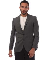BOSS - C-huge Blazer Jacket In Grijs - Lyst